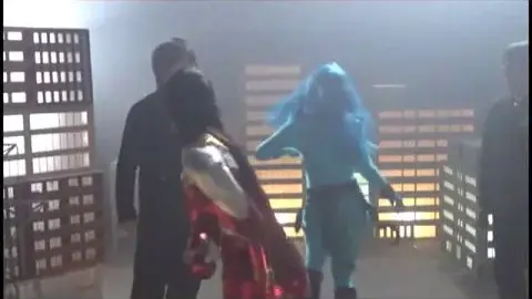 Women Fighting and Posing