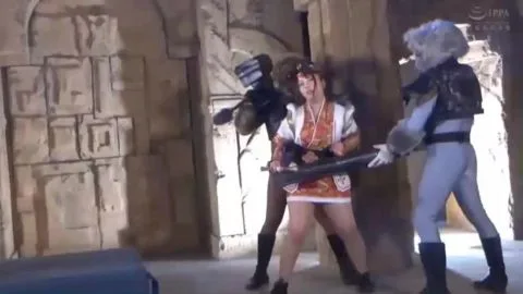 Asian Warriors in Traditional Armor