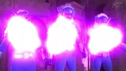 Bound Woman Restrained by Two Men