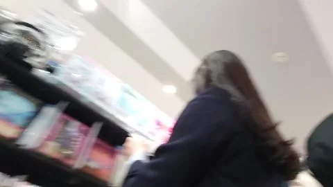 Asian Girls in Retail Store Scene