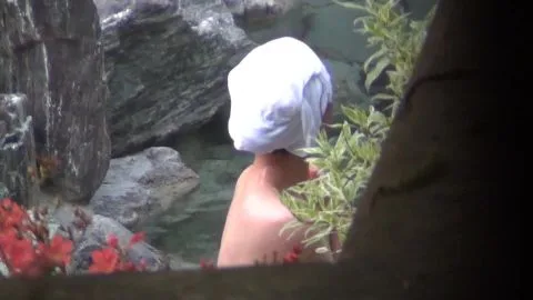 Bathing Beauty in Contemplative Pose