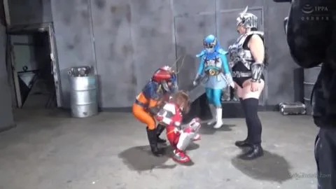 Asian Cosplay Wrestling and Tug of War