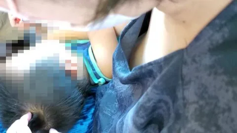 Intimate Mommy Moments with Breastfeeding and Cuddling