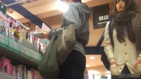 Asian Girls in Lingerie at Convenience Store