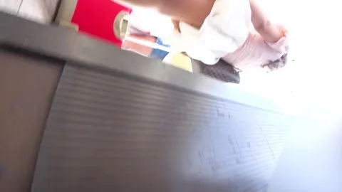 Asian Women in High Heels Outdoor City Scene