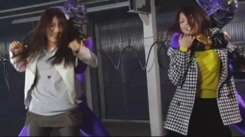 Asian Girls Dancing and Posing