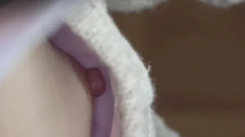 Asian Teen in Lingerie Close-up