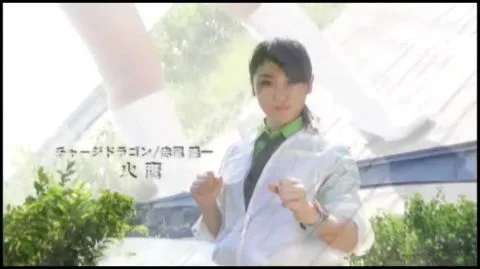 Asian Performers in Lab Coats and Costumes Engage in Intimate Encounte