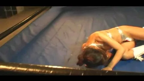 Asian Wrestlers in Bikinis