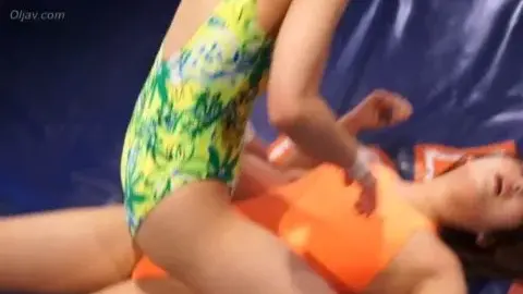 Asian Lesbian Wrestling and Intimacy