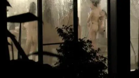 Lesbian Girls Showering Together