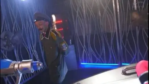 Asian Performers in Futuristic Costumes