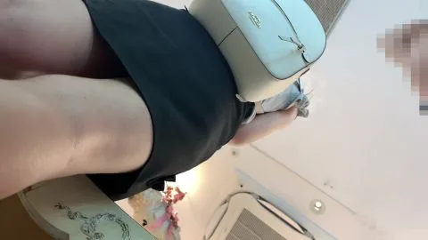 Asian Woman Masturbating in Dressing Room