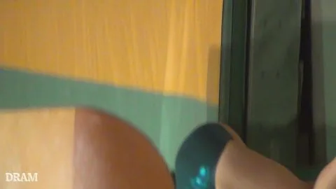 Caucasian Brunette in Bedroom and Gym Scenes