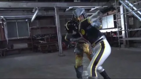 Asian Cosplay Sex in Industrial Setting