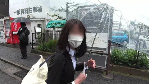 Asian Girl in Uniform Masturbating on Public Transportation