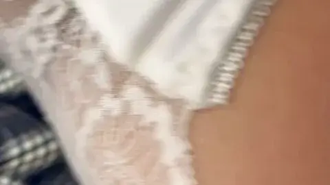 Blonde Teen in White Underwear Masturbates