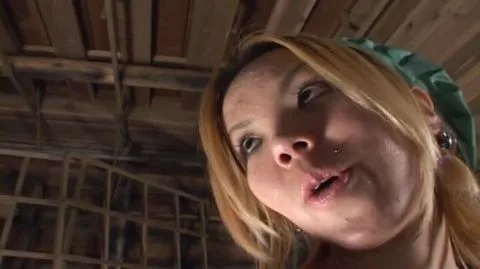 Asian Blonde in Industrial Fetish Scene