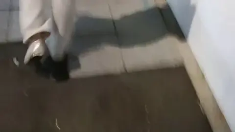 Asian Girl Walking POV Indoor Scene