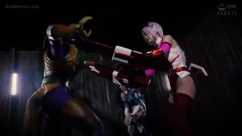 Asian Girls in Cosplay Dance and Fight