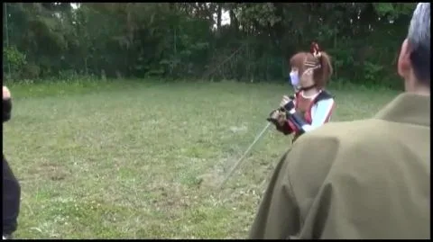 Asian Performers in Costumes and Kimonos