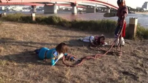 Asian Women in Costume Play and Bondage