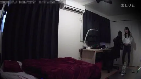 Asian Couple Intimate Moments in Bedroom