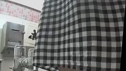 Asian Girls Undressing in Bathroom