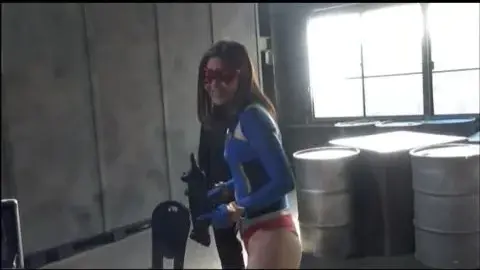 Asian Superheroine in Provocative Poses