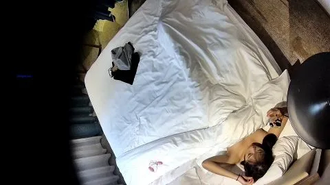 Hotel Return Pure Girl Loves to Sleep Naked Lesbian Fuck