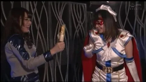 Asian Duo in Costume Perform Intimate Scene