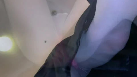 Tattooed Brunette in Hotel Room