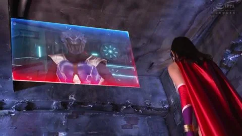 Asian Superheroine in Erotic Bondage Scene