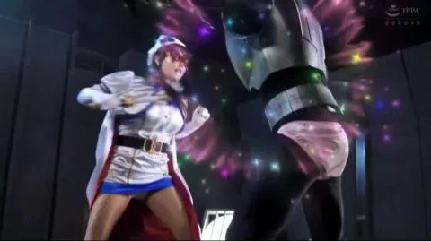 Asian Women in Costume Fighting