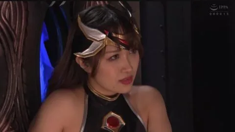 Asian Couple in Futuristic Costumes