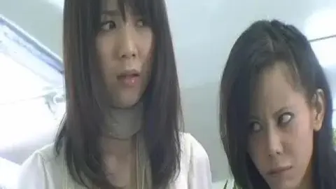 Asian Lesbian Encounter in Kitchen and Woods