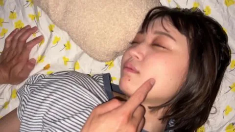 Asian Couple Intimacy in Bedroom