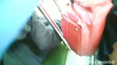 Asian Girl Masturbates on Public Transportation