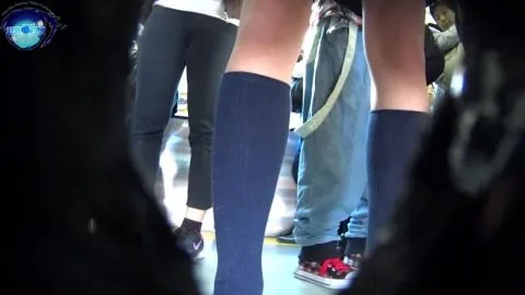 Asian Upskirt on Train and Other Locations