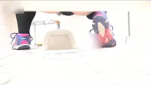 Asian Girl Watersports in Bathroom