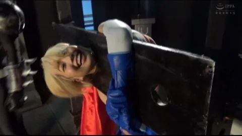 Asian Blonde Bombshell in Costume Play