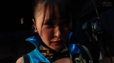 Asian Model in Leather Costume