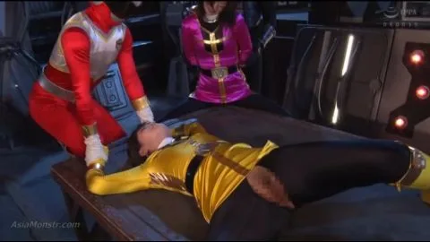 Asian Cosplay Threesome in Futuristic Setting