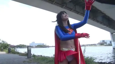 Asian Superwoman Cosplay Erotic Scenes