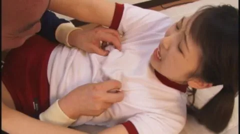 Costumed Threesome with Kissing and Kicking