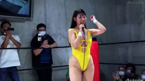 Asian Wrestlers in Fierce Match