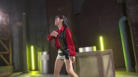 Asian Girl in Pigtails Industrial Fetish Scene