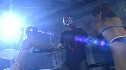 Intimate Wrestling and Provocative Posing