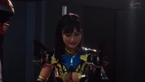 Asian Cosplay Model Posing in Armor