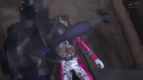 Asian Cosplay Fight and Bondage Scene